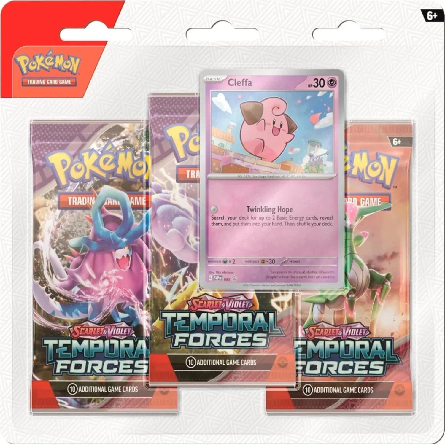 Pokémon Temporal Forces 3-pack Blister - Cleffa